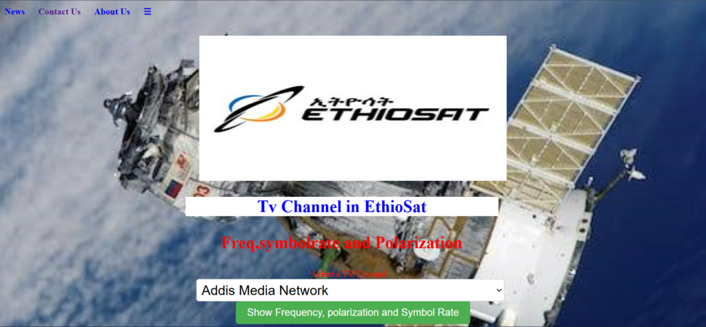 Ethio sat website